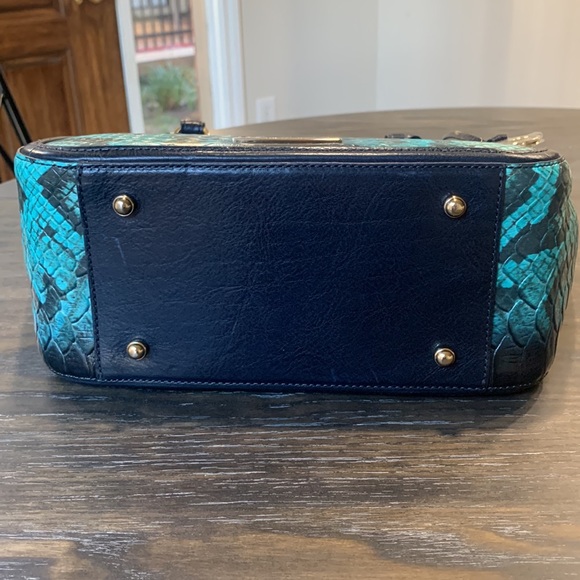 Brahmin small Ashlee blue Waterford tote NWT - Picture 5 of 8